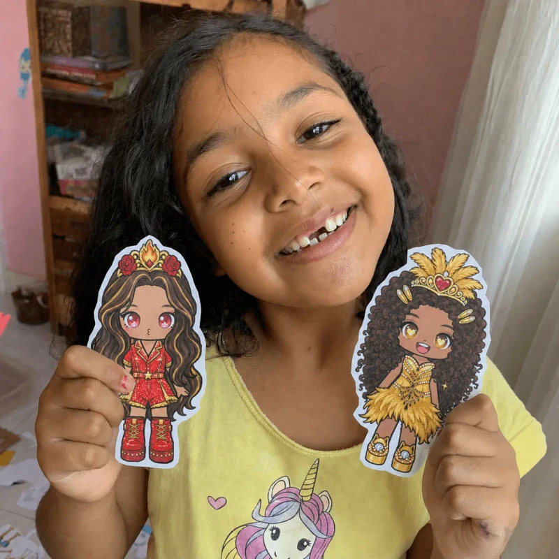 Mamá e hija disfrutando de las actividades